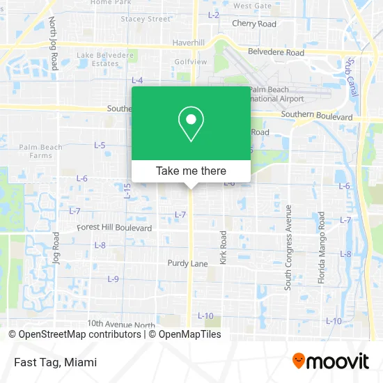 Fast Tag map