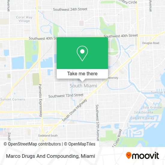 Marco Drugs And Compounding map