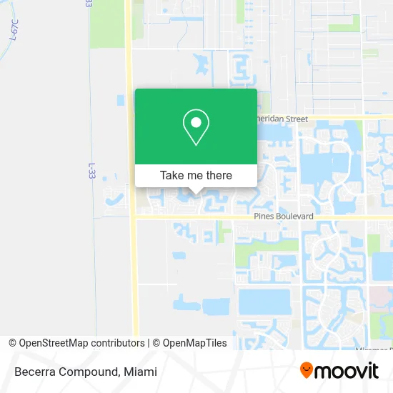 Becerra Compound map