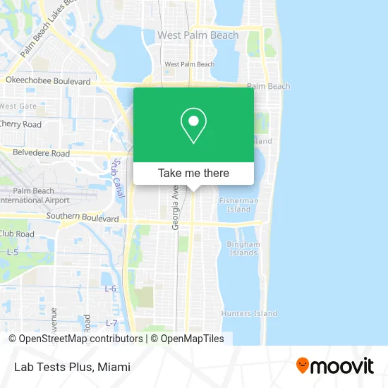 Lab Tests Plus map