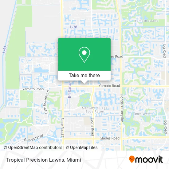 Tropical Precision Lawns map