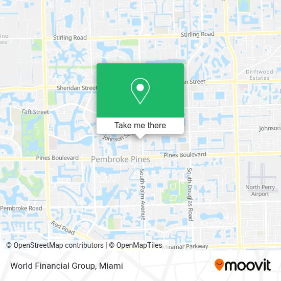 World Financial Group map