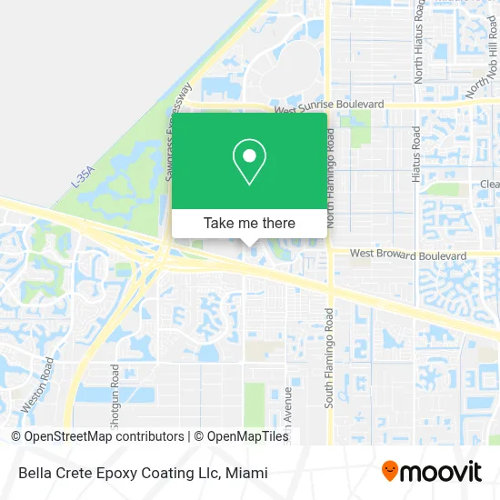 Bella Crete Epoxy Coating Llc map