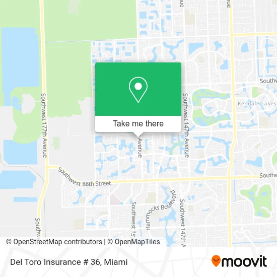 Del Toro Insurance # 36 map