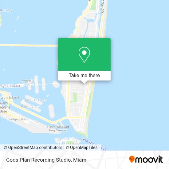 Gods Plan Recording Studio map