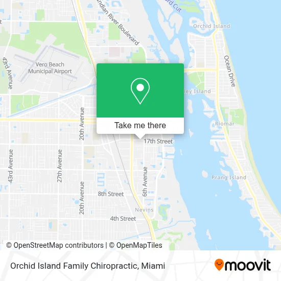 Orchid Island Family Chiropractic map