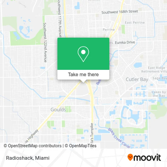Radioshack map