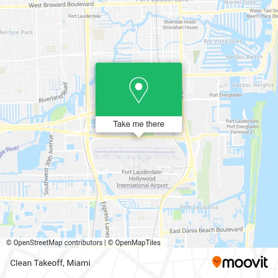 Clean Takeoff map
