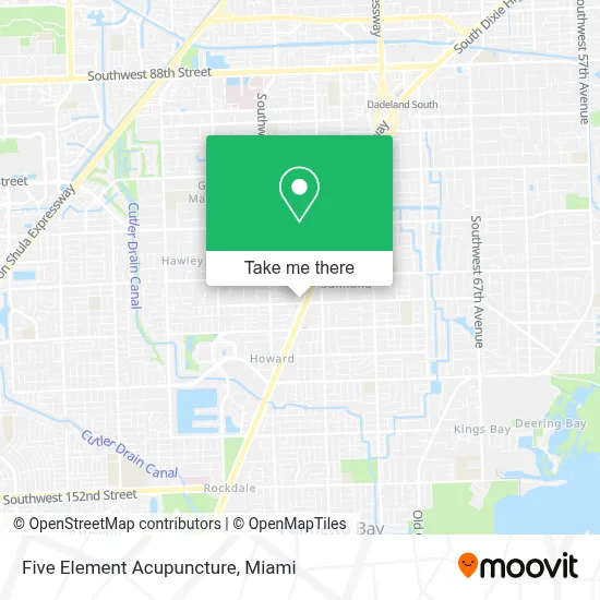 Five Element Acupuncture map
