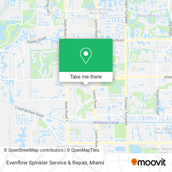 Evenflow Spinkler Service & Repair map