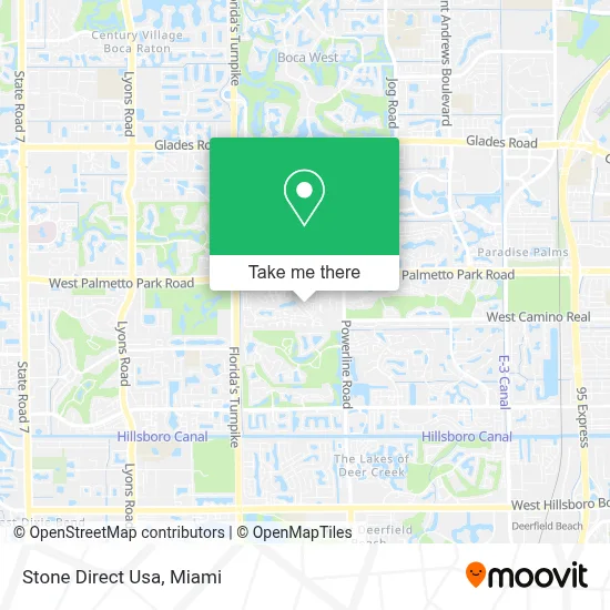 Stone Direct Usa map