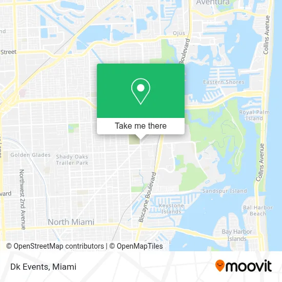 Dk Events map