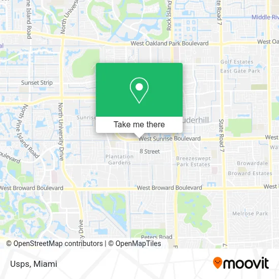 Usps map