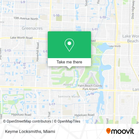 Keyme Locksmiths map