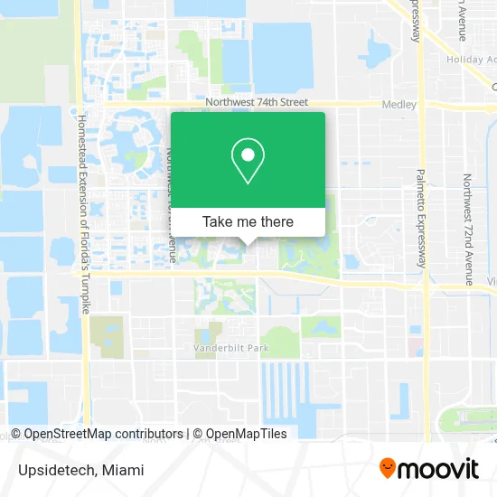 Upsidetech map