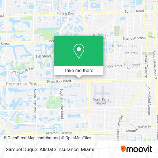 Samuel Duque: Allstate Insurance map