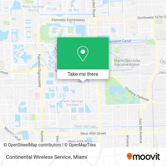 Continental Wireless Service map