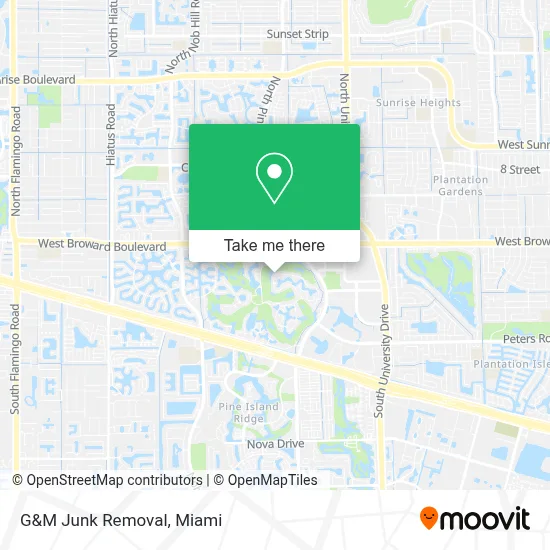G&M Junk Removal map
