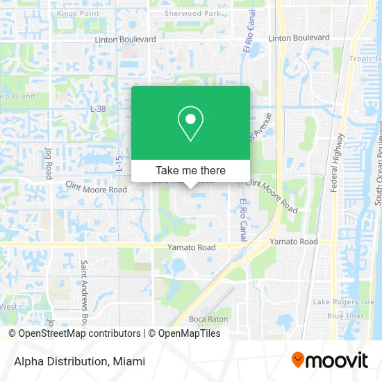 Alpha Distribution map