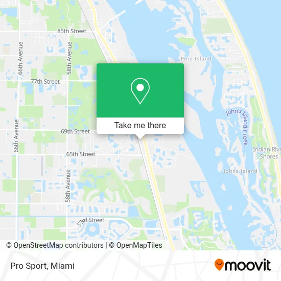 Pro Sport map