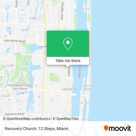 Recovery Church: 12 Steps map