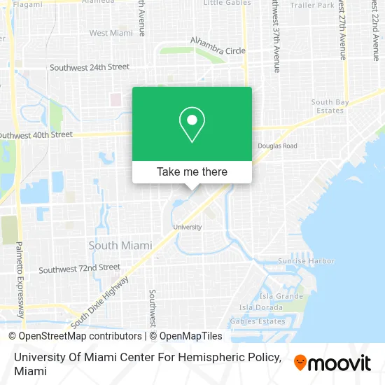 University Of Miami Center For Hemispheric Policy map