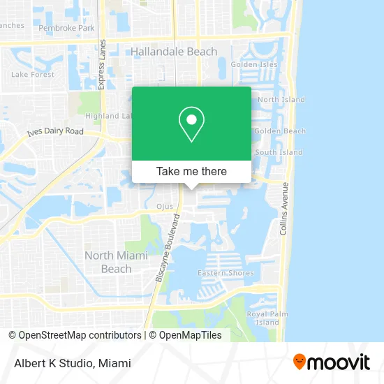 Albert K Studio map
