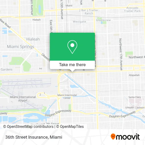 36th Street Insurance map
