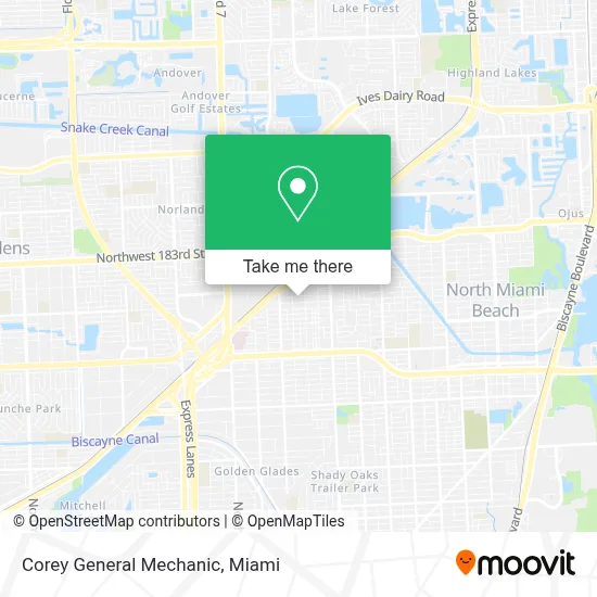 Corey General Mechanic map