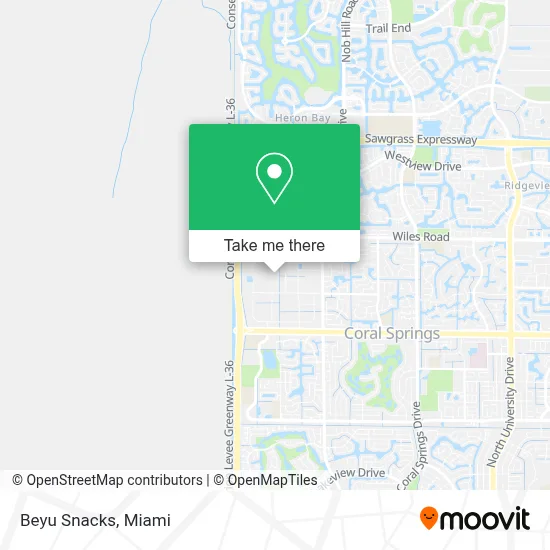 Beyu Snacks map