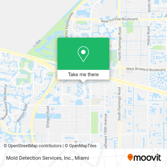 Mold Detection Services, Inc. map