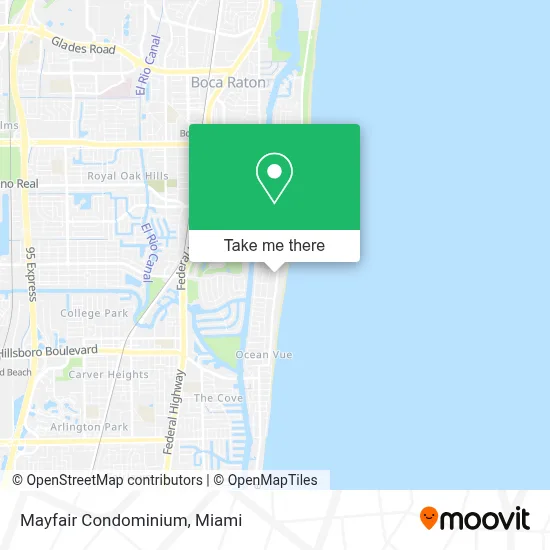 Mayfair Condominium map