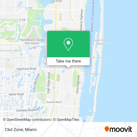 Cbd Zone map