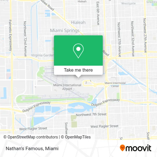 Nathan's Famous map