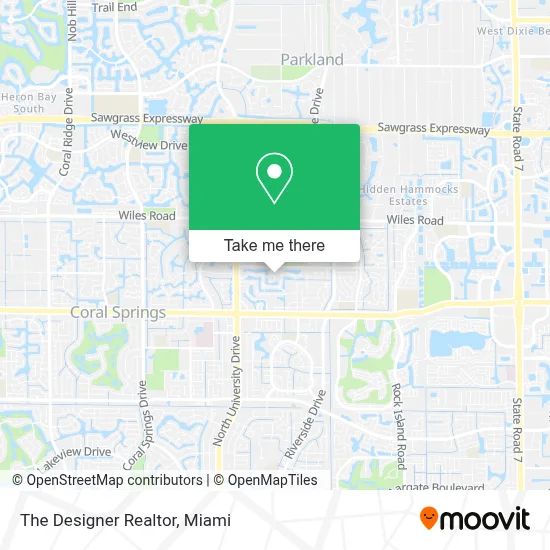 The Designer Realtor map