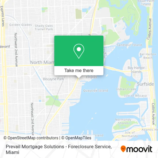 Prevail Mortgage Solutions - Foreclosure Service map
