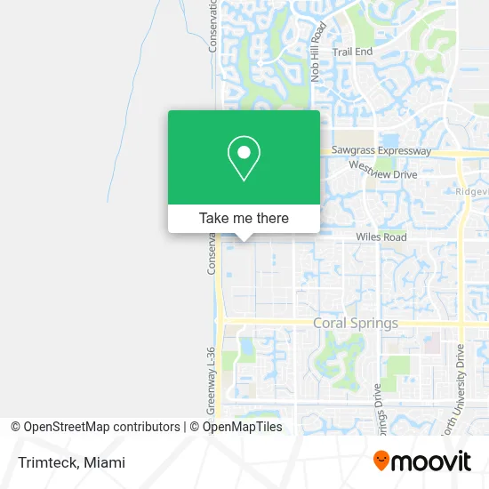 Trimteck map