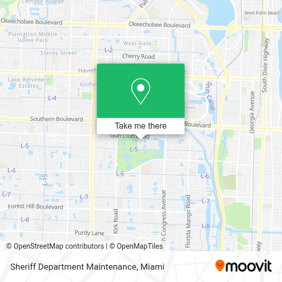 Sheriff Department Maintenance map