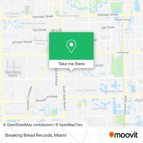 Breaking Bread Records map