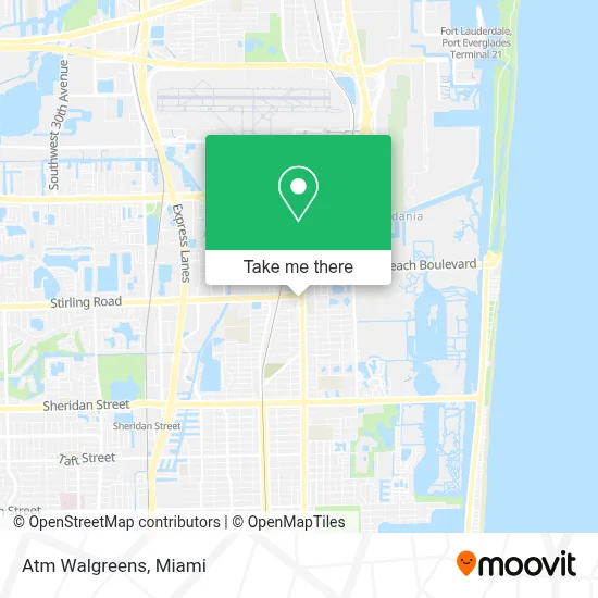 Atm Walgreens map