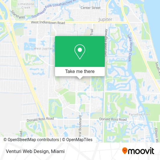 Venturi Web Design map