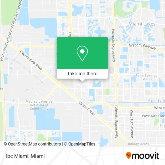 Ibc Miami map