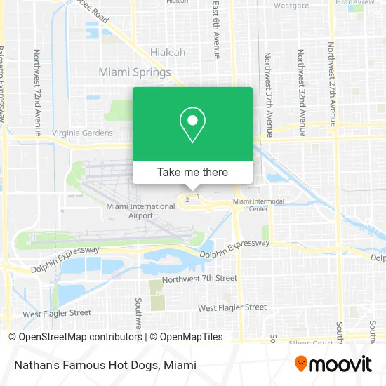 Nathan's Famous Hot Dogs map