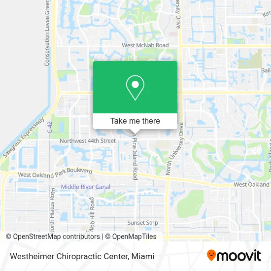 Westheimer Chiropractic Center map