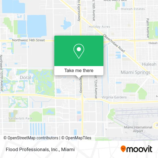 Flood Professionals, Inc. map