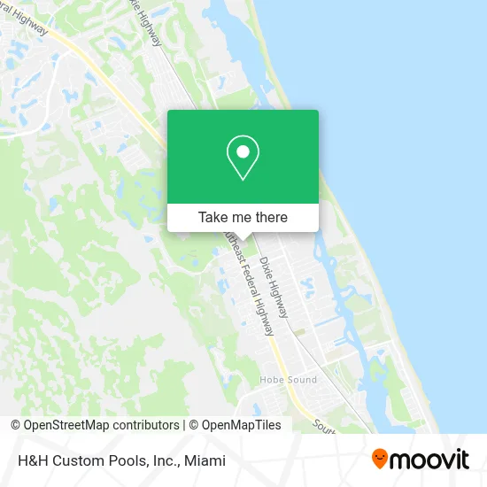H&H Custom Pools, Inc. map