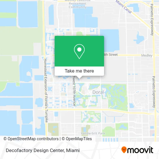 Decofactory Design Center map