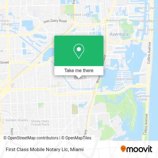 First Class Mobile Notary Llc map