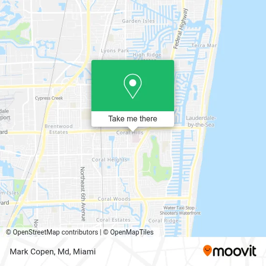 Mark Copen, Md map