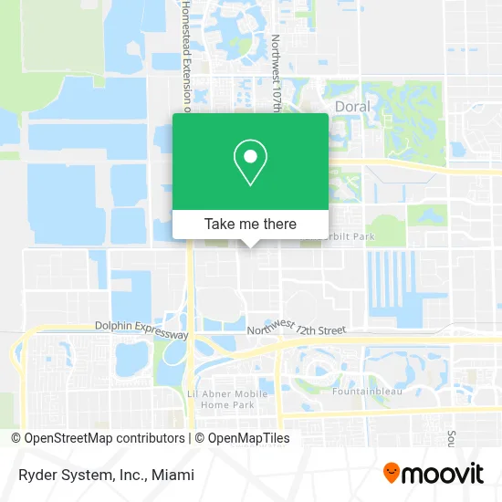 Ryder System, Inc. map